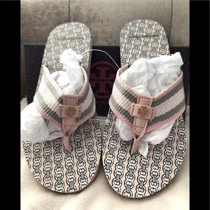 Tory Burch Gemini Link flip flops